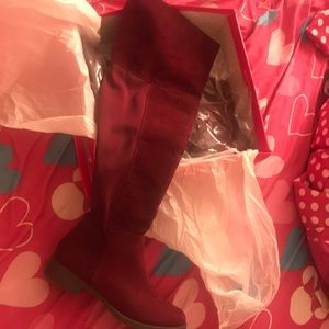 Above the knee boots